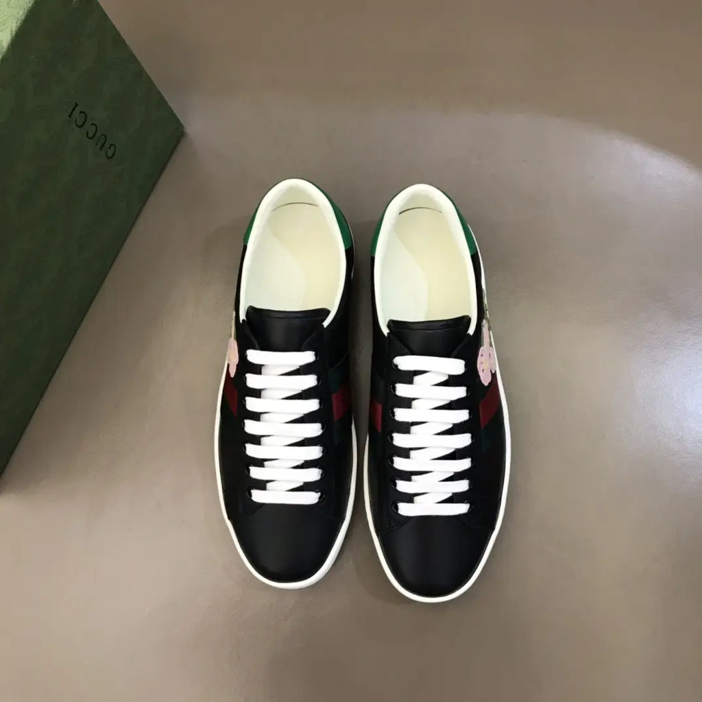 Gucci Ace Black Red Green Sneakers