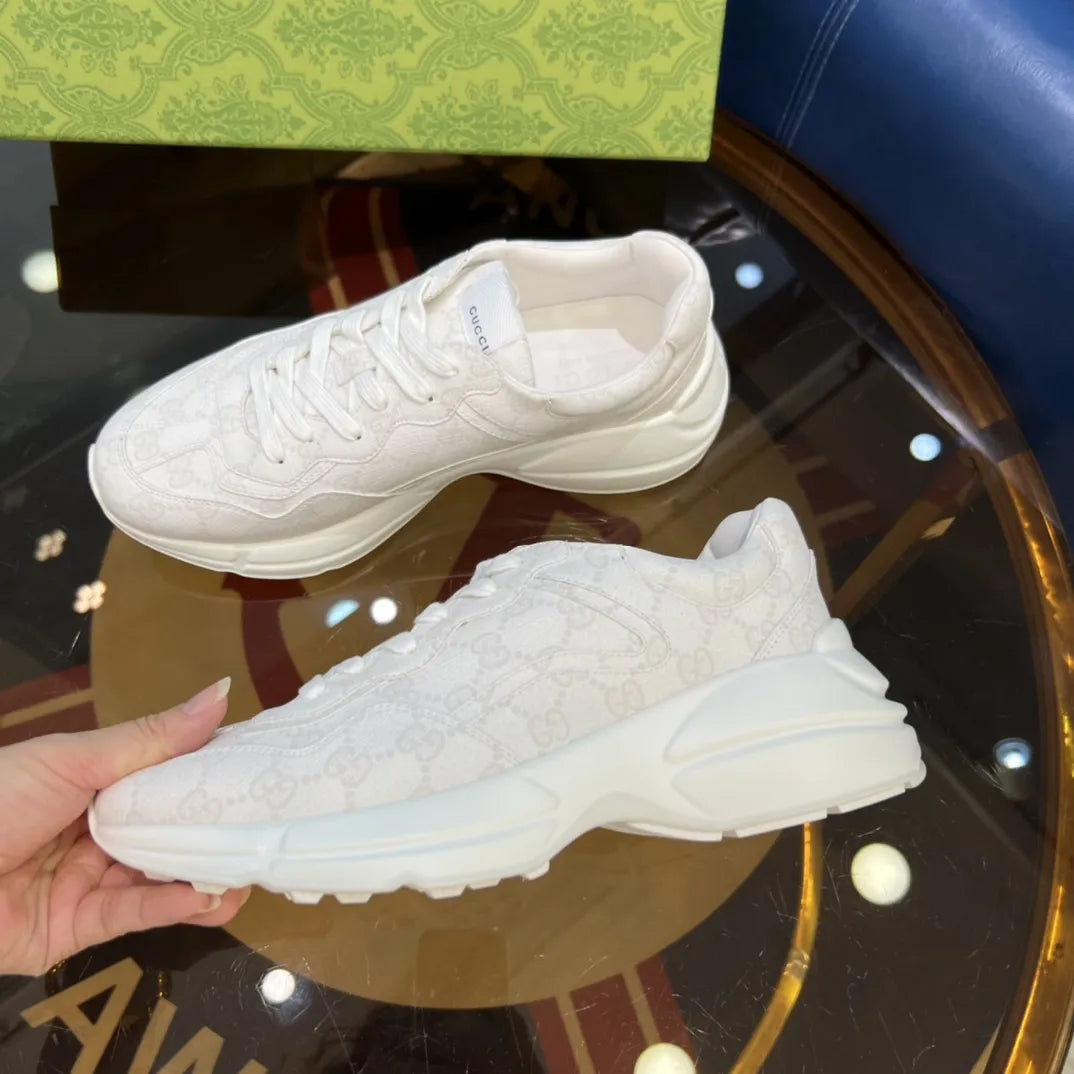 Gucci GG Supreme Run White Sneakers
