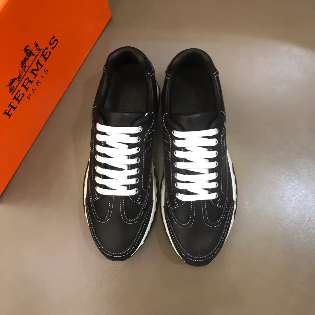 H Paris Bouncing Black White Sneakers