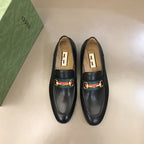 Gucci Horsebit Black Red Green Loafers