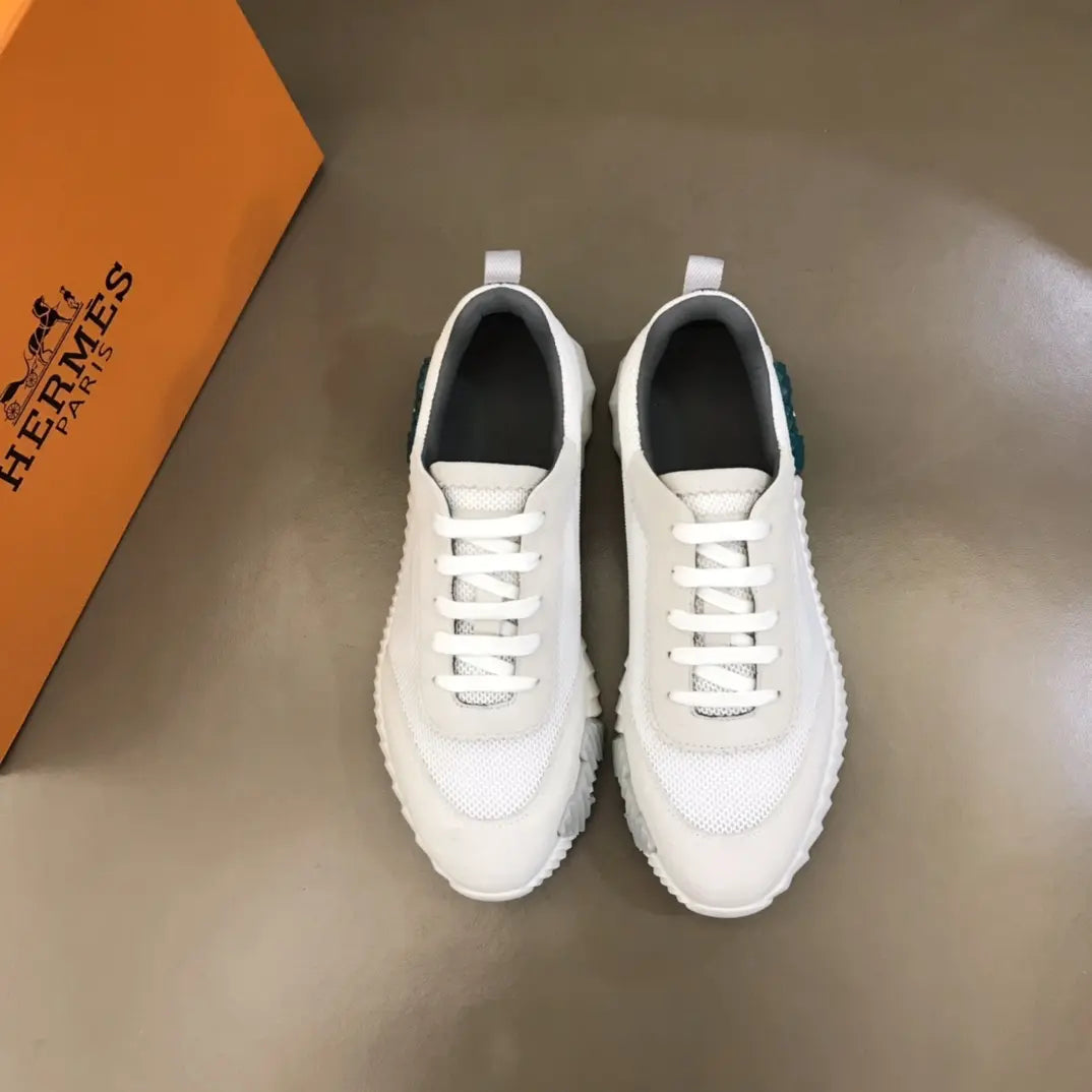 Hermes Paris White Sneakers