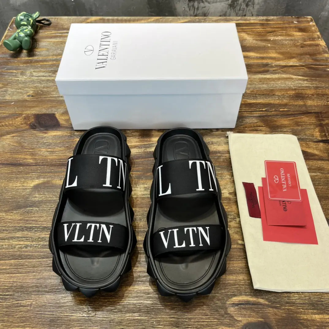 Valentino VLTN Black Slides