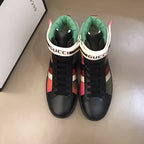 Gucci Web High Top Black Multicolor Sneakers