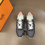 Hermes Bouncing Grey Black Orange Sneakers