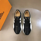 Hermes H Black White Sneakers