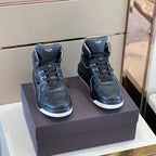 Valentino Black Grey High Top Sneakers