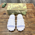 Valentino Garavani Quilted White Slides