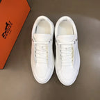 Hermes H White Sneakers