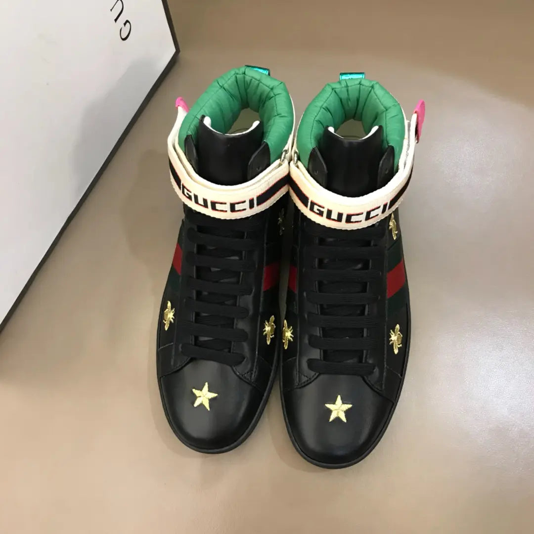 Gucci Ace Black Red Green Sneakers