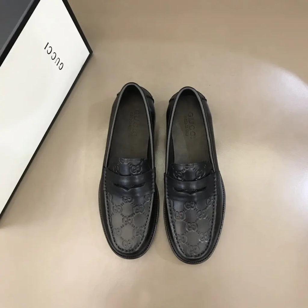 Gucci GG Black Loafers