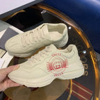 Gucci GG Logo White Red Sneakers