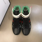 Gucci GG Supreme Black Red Green Sneakers