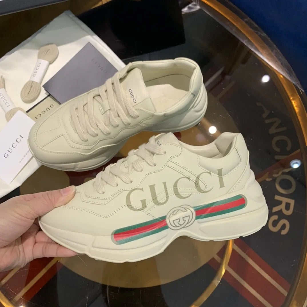 Gucci GG White Red Green Sneakers