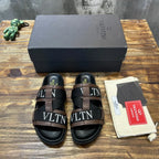 Valentino VLTN Black Brown Sandals