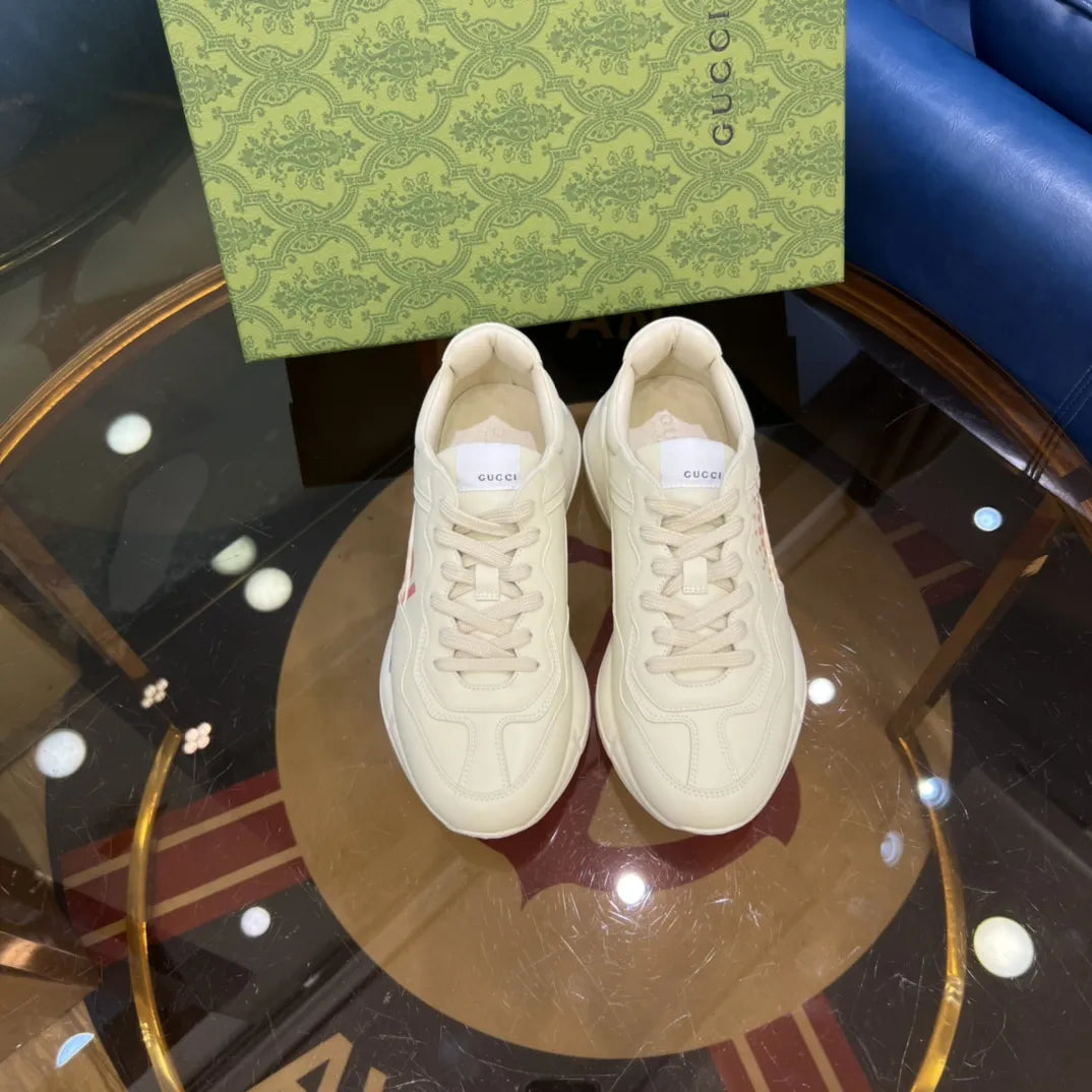 Valentino Heart Multicolor Off White Sneakers