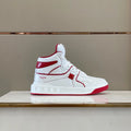 Valentino High Top White Red Sneakers
