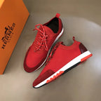 Hermes Bouncing Red White Orange Sneakers