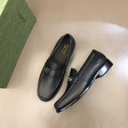 Gucci GG Interlocking Black Loafers