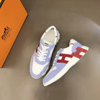 Hermes Paris Purple White Red Sneakers