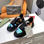 Valentino Rockrunner Black Multicolor Sneakers