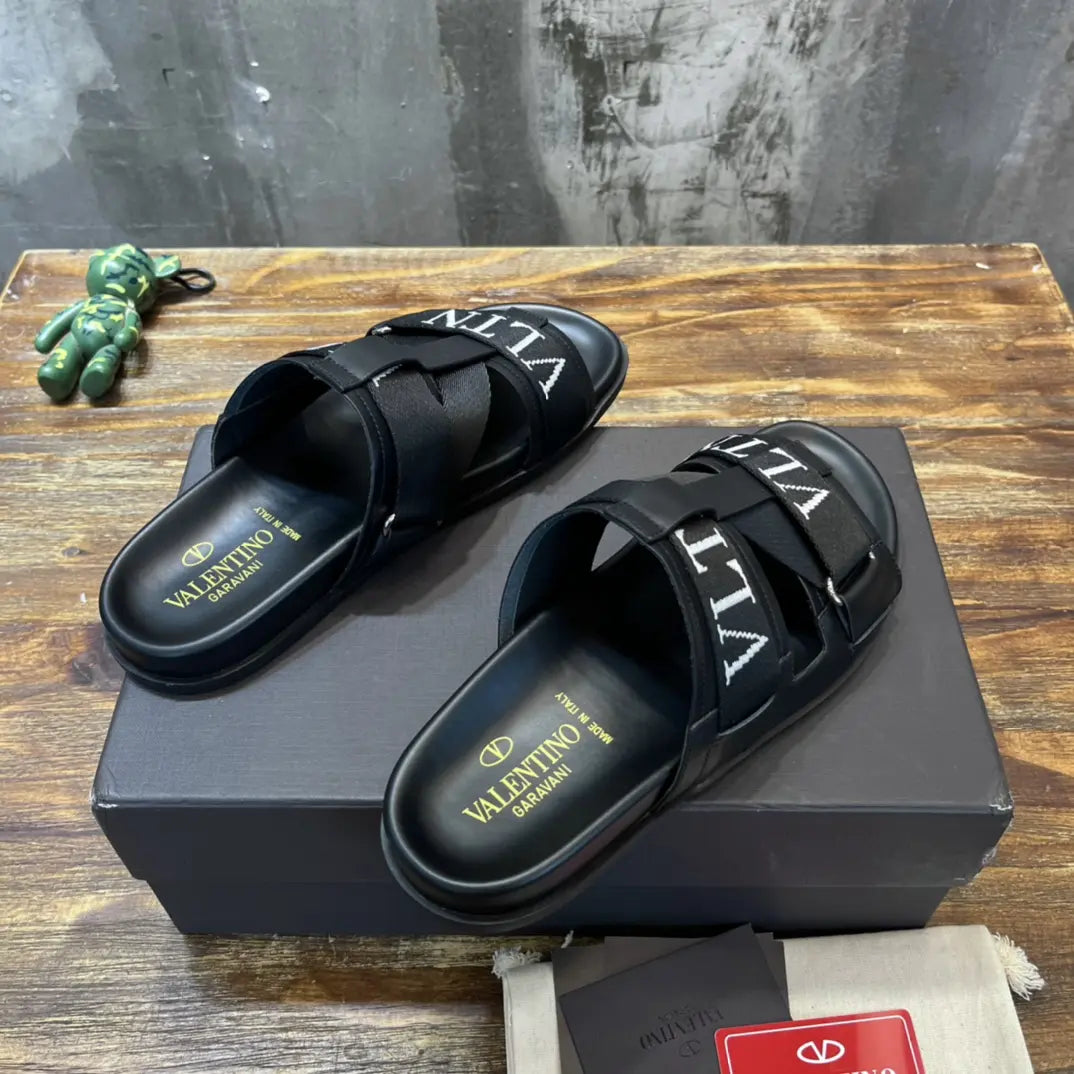 Valentino VLTN Black Sandals