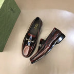 Gucci Horsebit Brown Leather Loafers