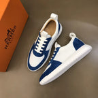Hermes Paris White Blue Sneakers