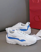 Valentino Garavani White Blue Sneakers