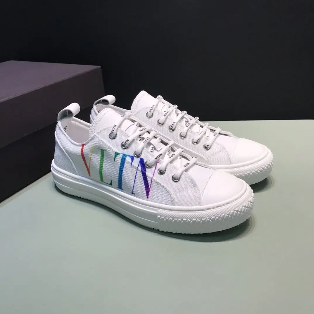 Valentino VLTN Low Top White Rainbow Sneakers