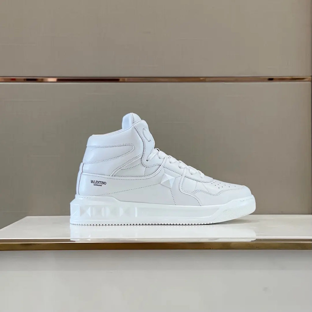 Valentino Garavani High Top White Sneakers