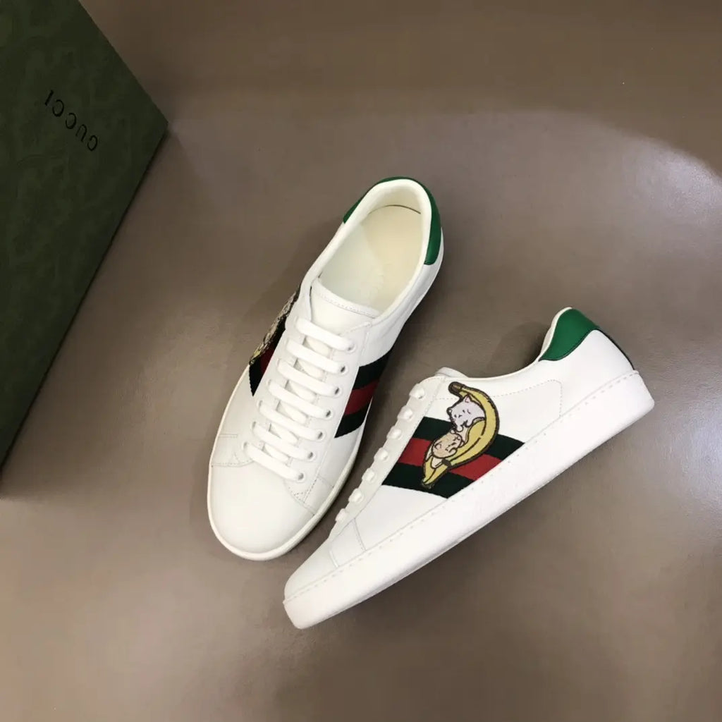 Gucci Ace White Green Red Sneakers