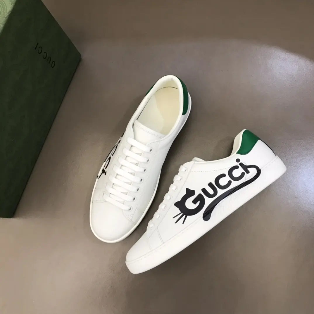 Gucci Ace White Green Sneakers