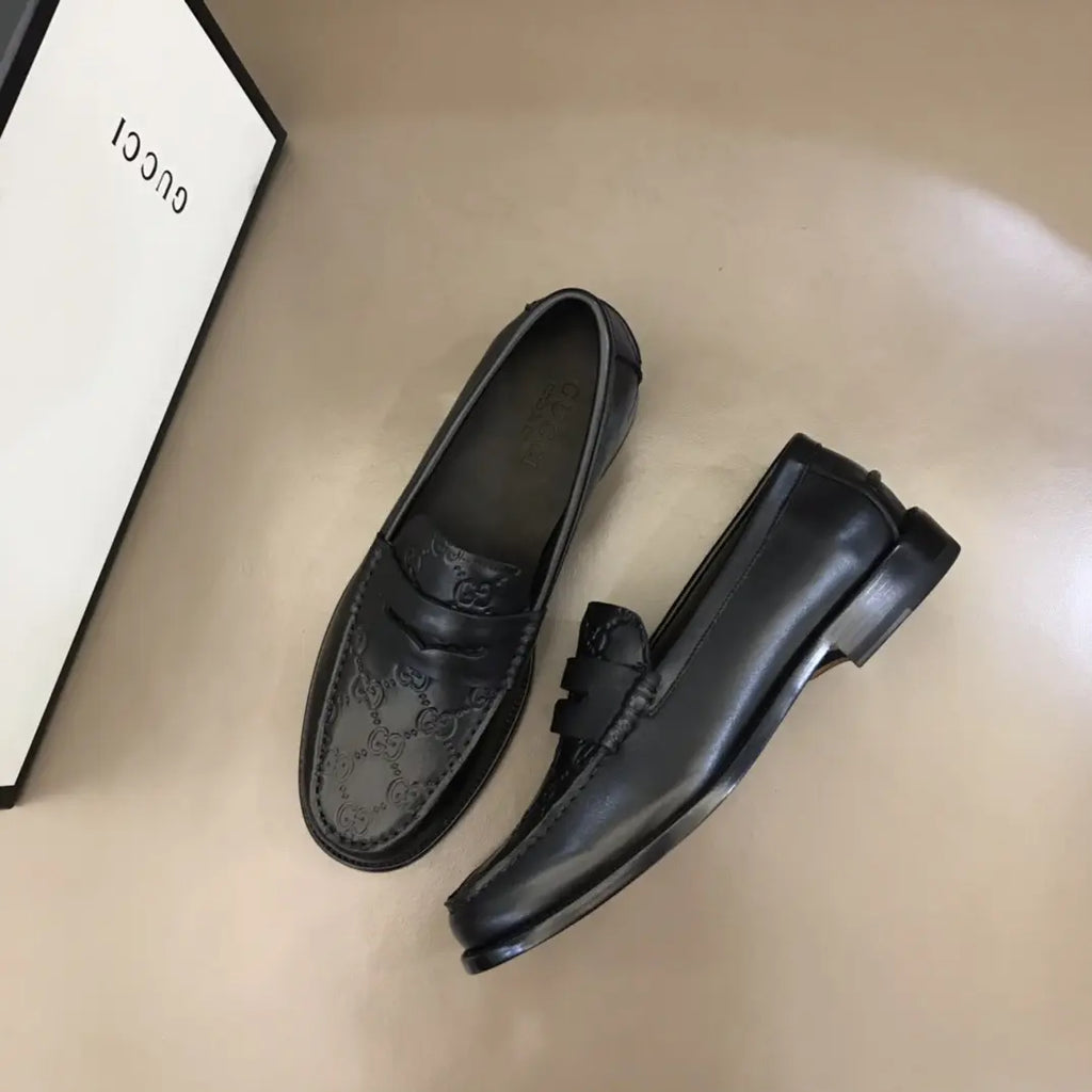 Gucci GG Black Loafers