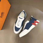 Hermes Blue White Sneakers