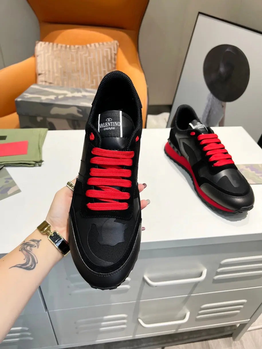 Dior B22 Black Red Sneakers