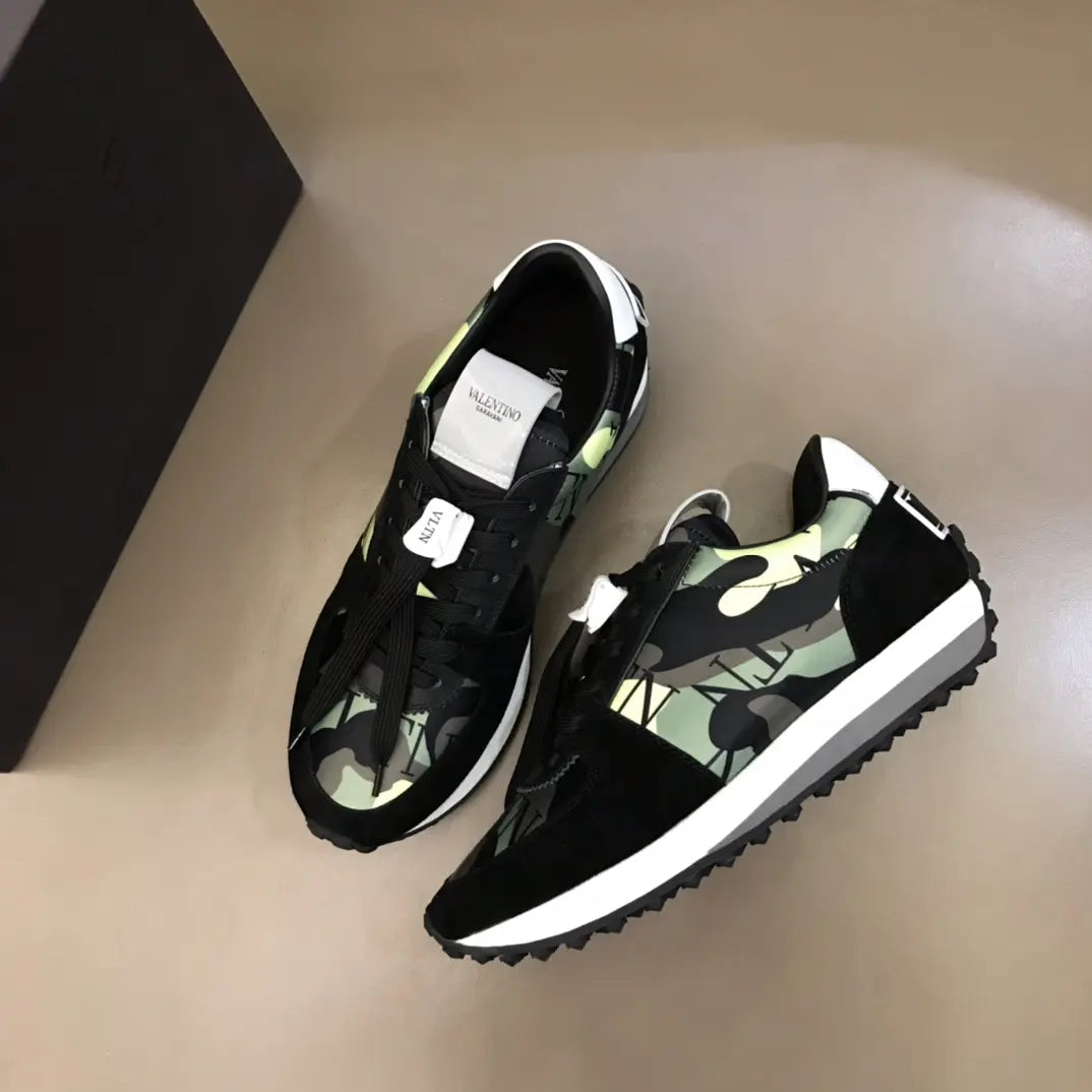 Dior Camo Black Green White Sneakers