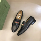 Gucci Horsebit Black Red Green Loafers