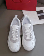 Valentino Garavani White Silver Grey Sneakers