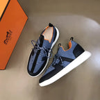 Hermès Bouncing Grey Black Orange Sneakers
