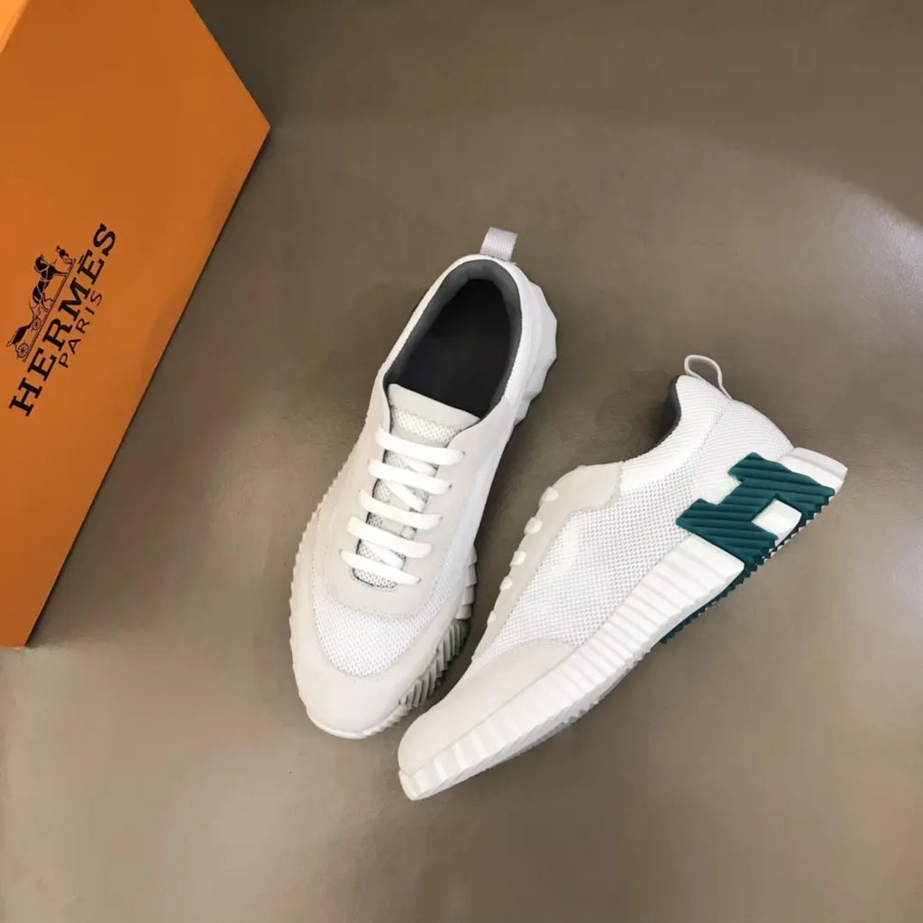 Hermes Paris White Sneakers