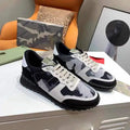 Valentino Rockrunner Black White Grey Sneakers