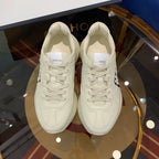 Gucci Logo Print Off White Sneakers