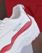 Valentino Garavani White Red Sneakers