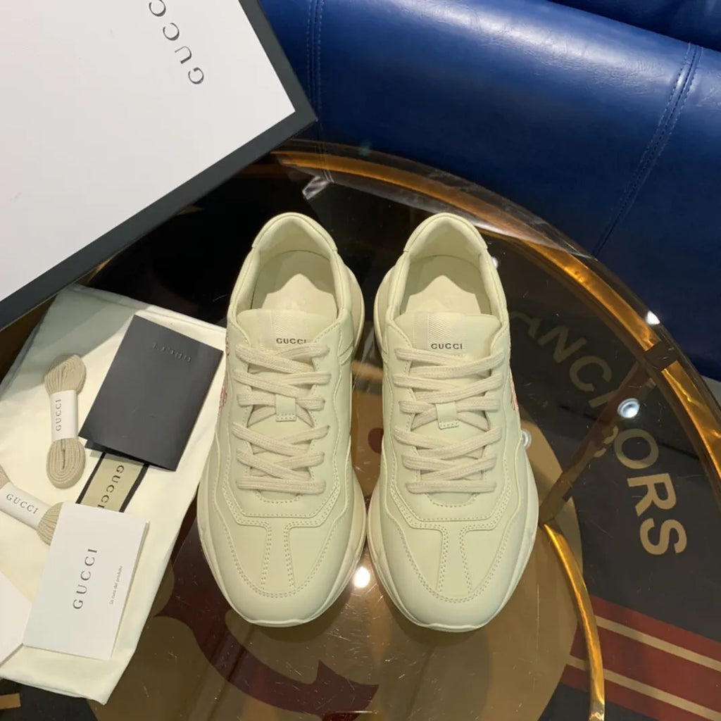 Gucci GG Logo White Red Sneakers