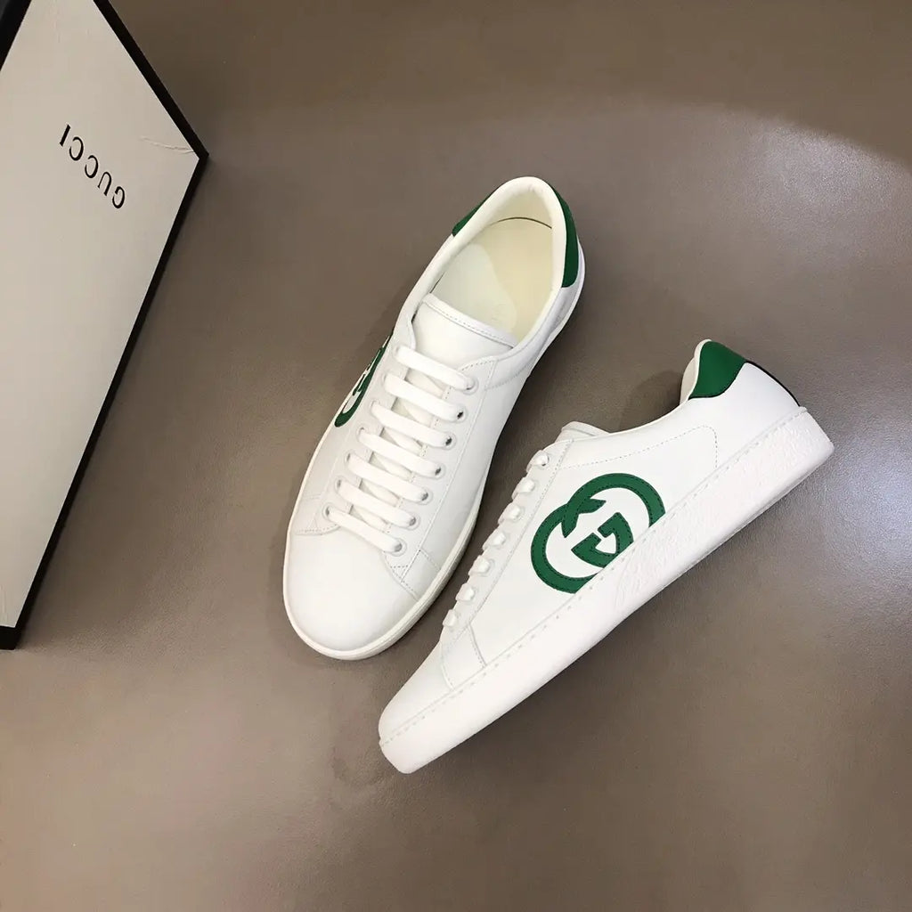 Gucci Ace White Green Sneakers
