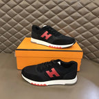 Hermès Paris Black Red White Sneakers