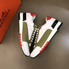 Hermes Bouncing White Green Red Sneakers