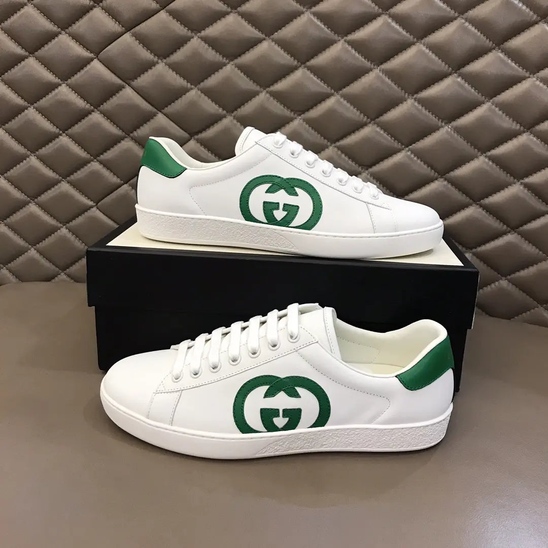 Gucci Ace White Green Sneakers