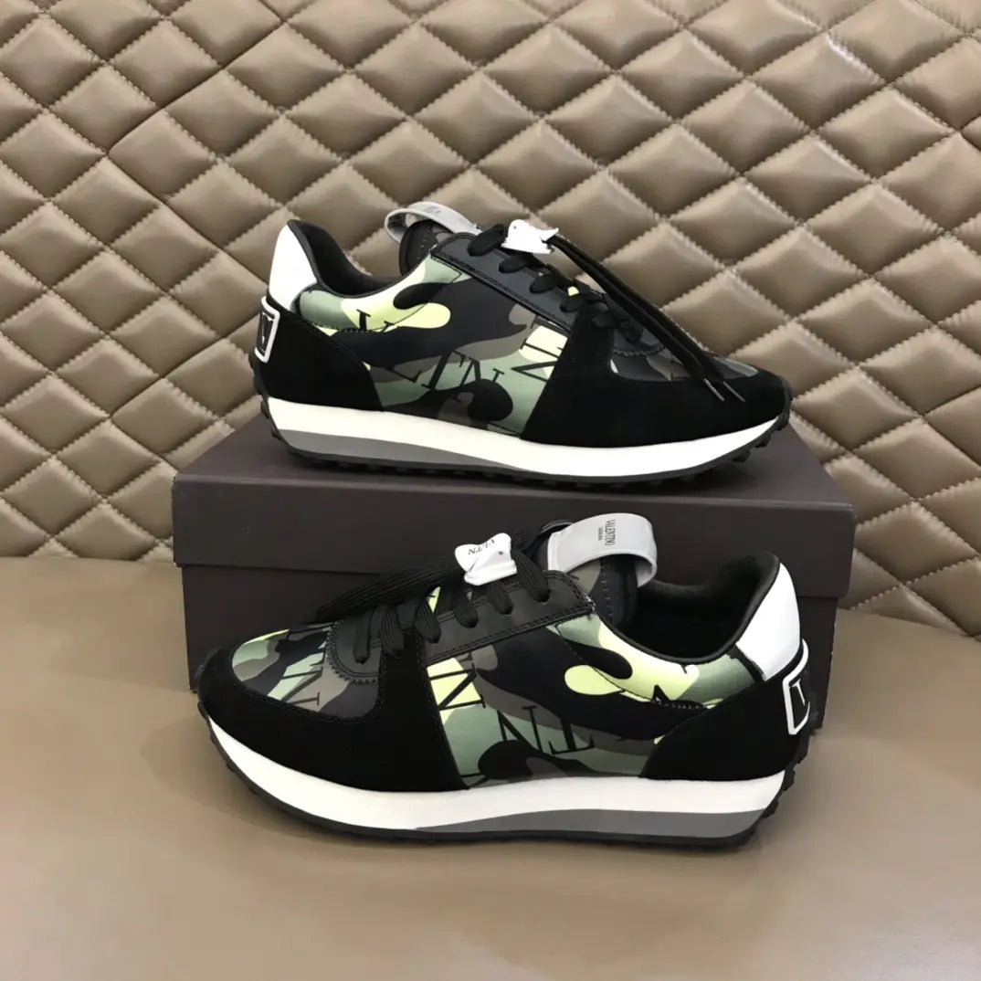 Dior Camo Black Green White Sneakers