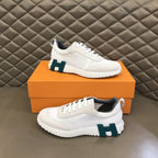 Hermes Paris White Sneakers